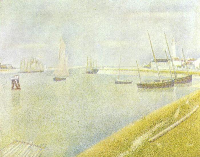 Georges Seurat Der Kanal von Gravelines Sweden oil painting art